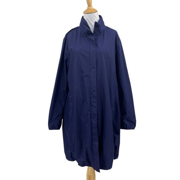 Uniqlo Rain Coat Womens XL Extra Large Riviera Oversized Mesh Lined Windproof - Picture 1 of 13